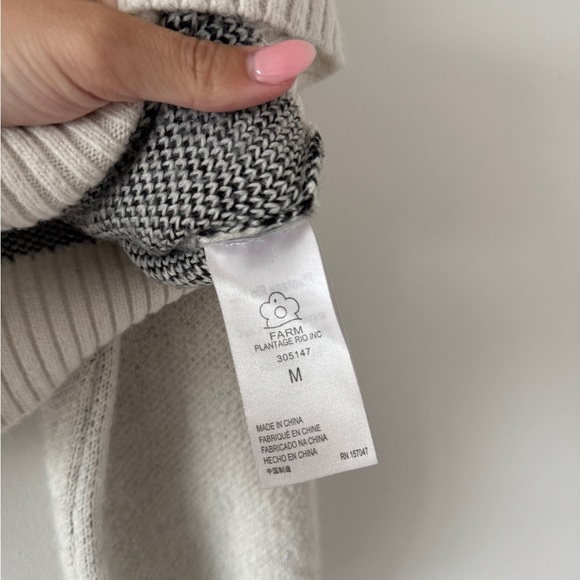 FARM RIO Smiley Icon Sweater M - Picture 8 of 10